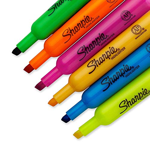 2 Packs: Sharpie Accent Tank-Style Highlighters, 6 Colored Highlighters (25076) #TOP3