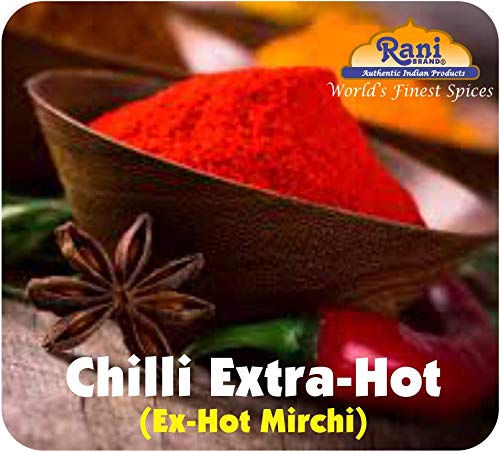 Rani Extra Hot Chilli Powder Indian Spice 80Oz (5Lbs) 2.27Kg Bulk Pet Jar ~ All Natural | No Color Added | Gluten Friendly | Vegan | Non-Gmo | No Salt Or Fillers #TOP4