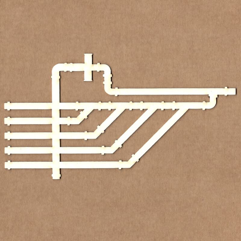KORA projects - Chipboard - Tuberías en batería – Silueta de cartón prensado para Scrapbooking y Manualidades