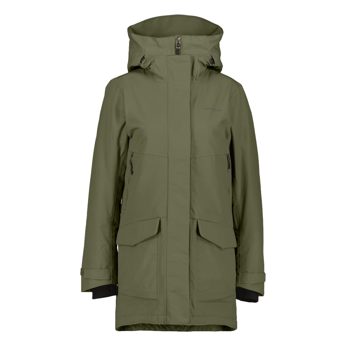 Didriksons Frida 7 - Damen Parka – Größe 42, Farbe deep green