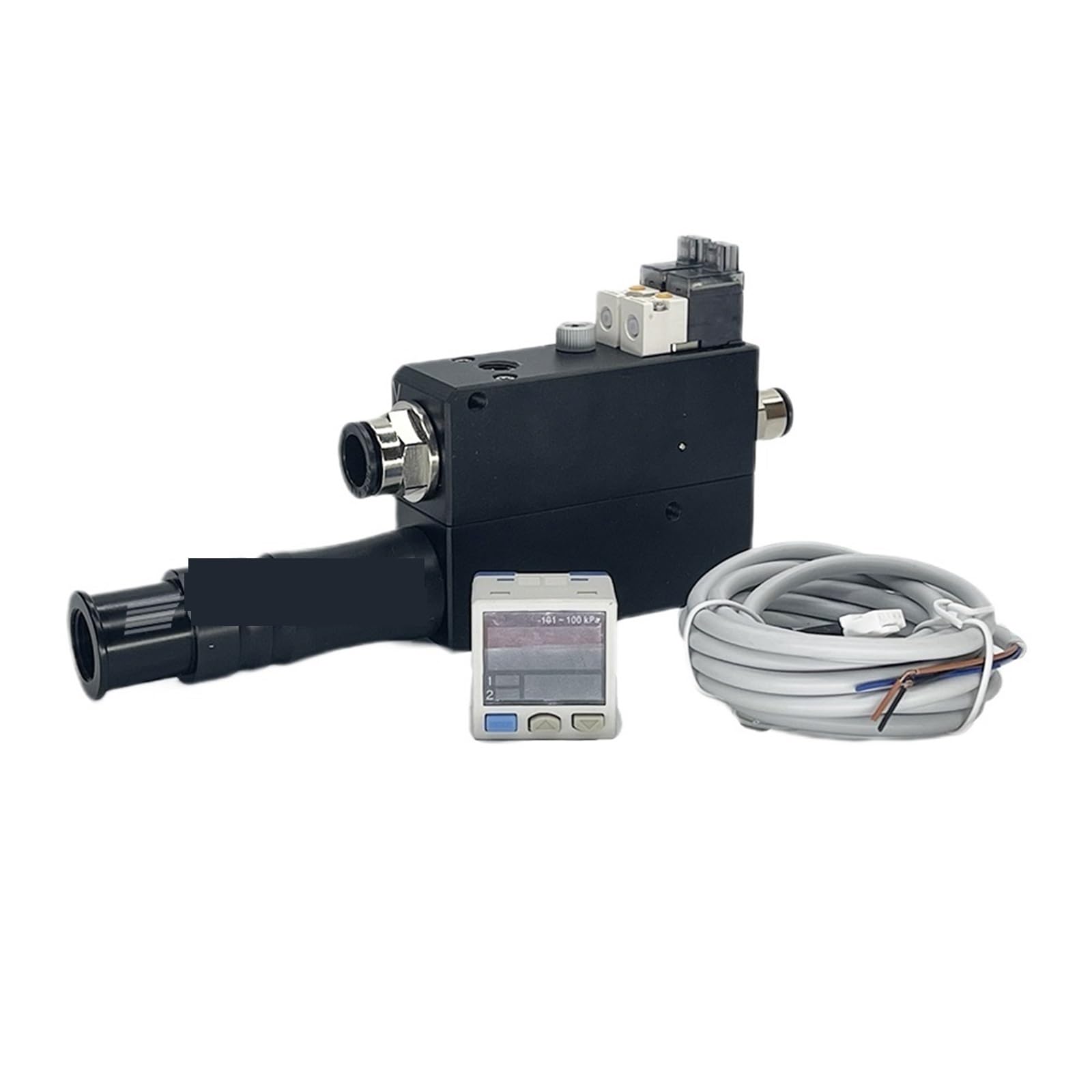 Generador de vacío integrado, válvula de Control eléctrica de HGM-VT18-3-N, pantalla Digital, pinza neumática de presión negativa, 1 Uds.(HGM-VT18-3-N)