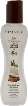 Silk Therapy with Organic Coconut Oil Moisturizing Shampoo by Biosilk for Unisex - 2.26 oz Shampoo