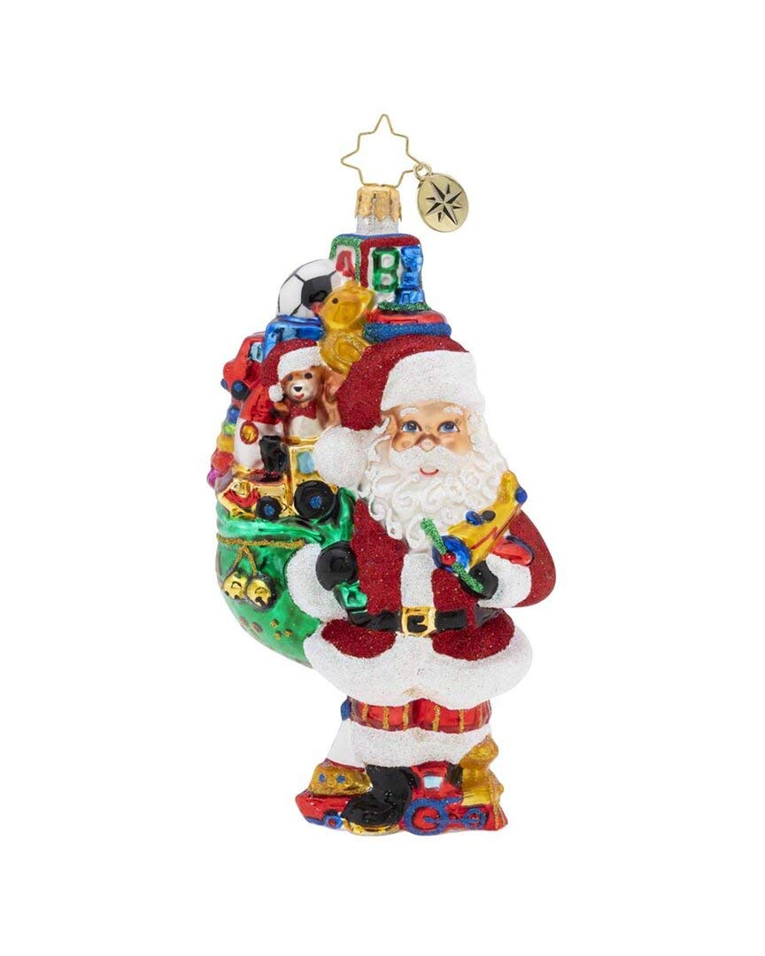 Christopher RadkoHand-Crafted European Glass Christmas Decorative Figural Ornament, Toys Galore!