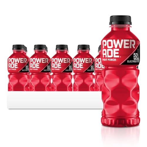 POWERADE Sports Drink Fruit Punch, 20 Ounce (Pack of 24) - Fruit Punch - 20 Ounce (Pack of 24)