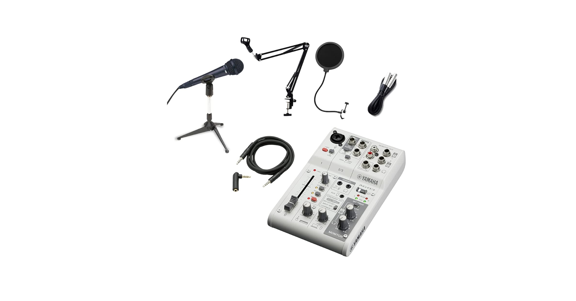 配信機材セットYamaha AG03 MK2 +MPM-1000 +HyperX 配信機材セットYamaha AG03 MK2 +MPM-1000 +HyperX