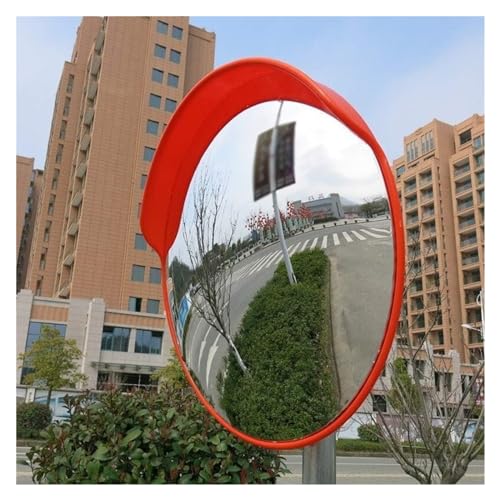 Miroir de circulation routière convexe 100cm de sécurité avec support - 5