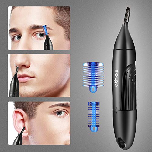 Othos Multi-Functional Electric Grooming Razor Kit For Men Body Trimmer, Nose, Ear, Eyebrow Trimmer With Precision Combs Wet And Dry Use, Waterproof, Aa Battery Operated (Included) #TOP5