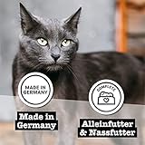 catz finefood Purrrr Hirsch Monoprotein Katzenfutter nass N° 121, für ernährungssensible Katzen, 70% Fleischanteil, 6 x 200g Dose