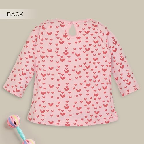 Image of LuvLap Baby Girls 100% Cotton Full Sleeve Girls Top, Pack of 02