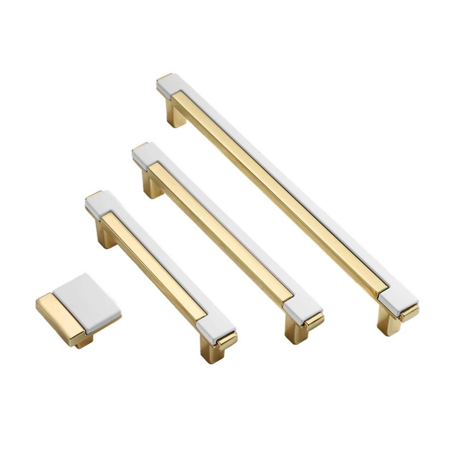 Poignée de meubles luxe NOORSE en zinc bicolore pour sublimer vos armoires et tiroirs