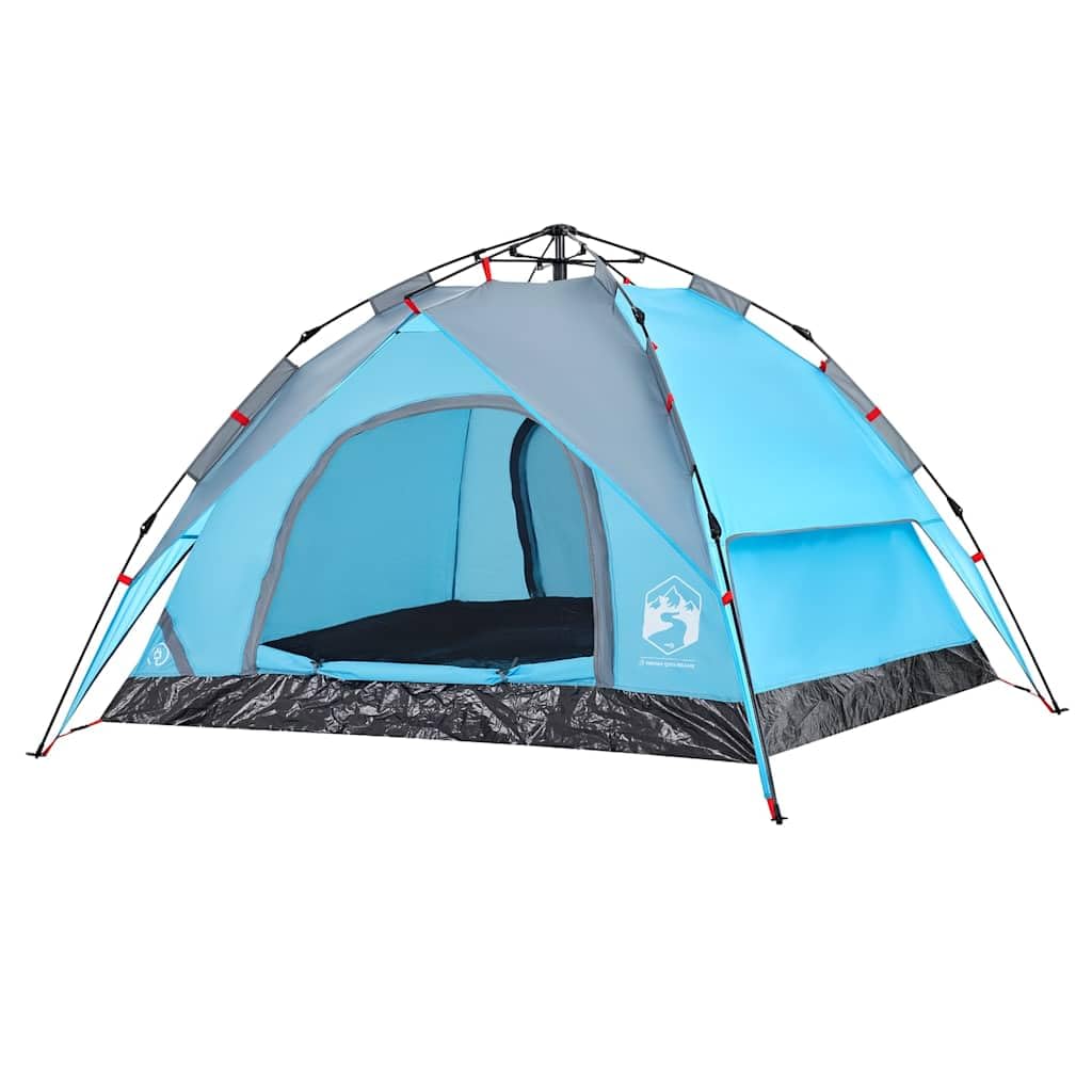 Tienda de campaña iglú 3 Personas Apertura rápida Azul,Deportes,Actividades al Aire Libre,Camping y Senderismo,Tiendas de campaña,4.2kg-4004178