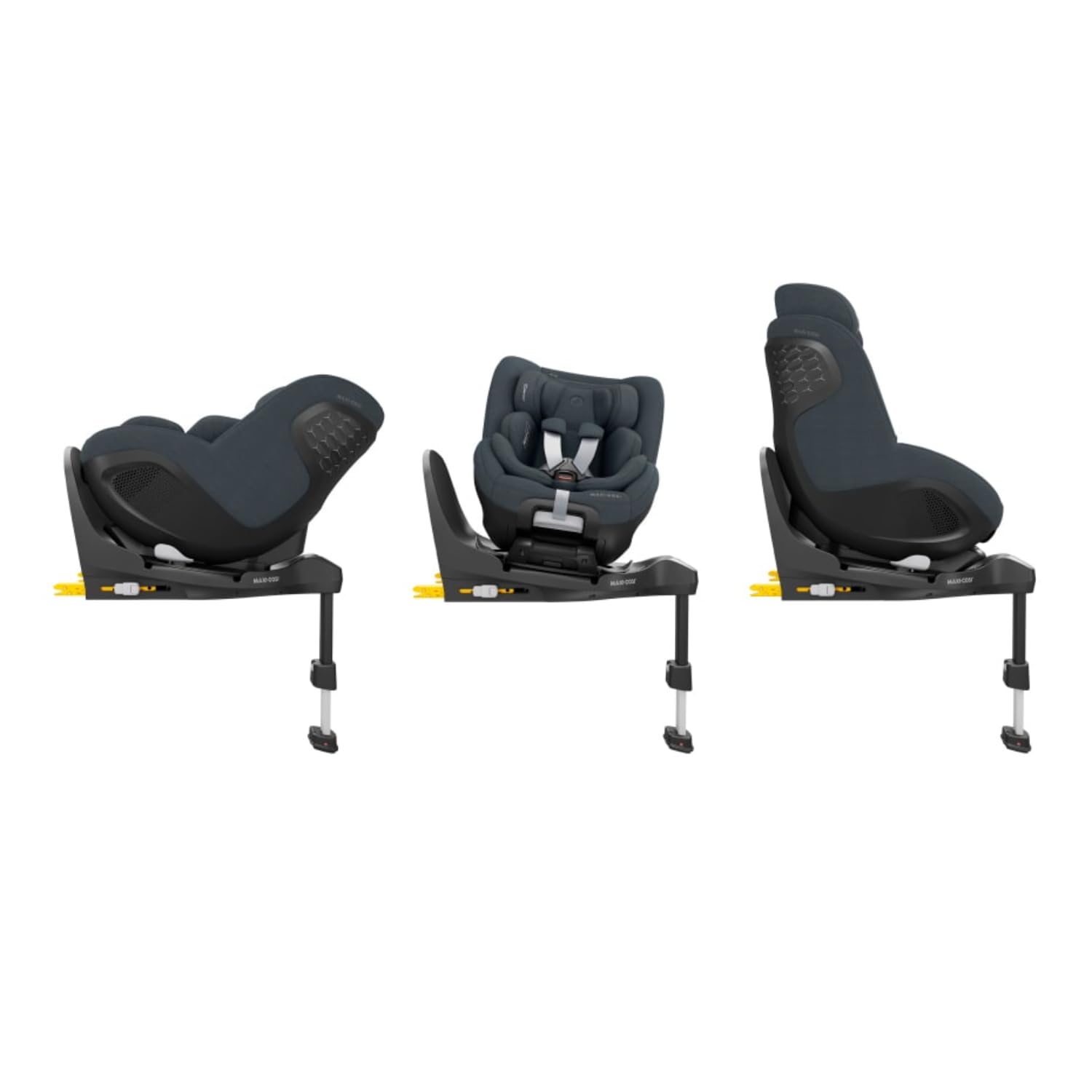 Maxi-Cosi Mica 360 Pro i-Size Siège auto pour bébé,Pivotant et coulissant, Plusieurs positions d'inclinaison, protection latérale G-Cell contre les chocs, 0 mois à 4 ans, Authentic Graphite