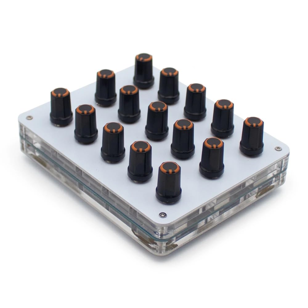 Controlador MIDI CC de 15 Perillas con Mapeo Personalizable, Control DAW USB-C para Producción Musical