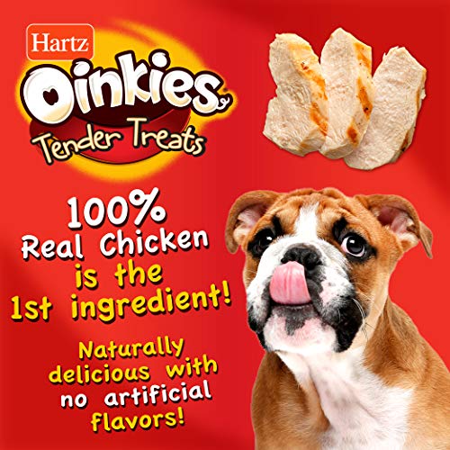 Hartz Oinkies Rawhide-Free Tender Treats Wrapped with Chicken Dog Treats Chews, 36 Count, Highly Digestible, No… - Image 5