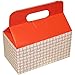 Dixie Handled Carryout Carton by GP PRO (Georgia-Pacific), Red Plaid, H3RP, 5" Width x 9.5" Length, (Case of 125 Cartons)