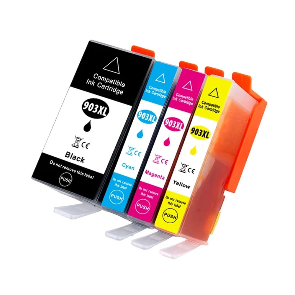Cartuccia d'inchiostro 5PK 903XL compatibile con Officejet Pro 6950 6960 6970 6975(1SET4PCS)