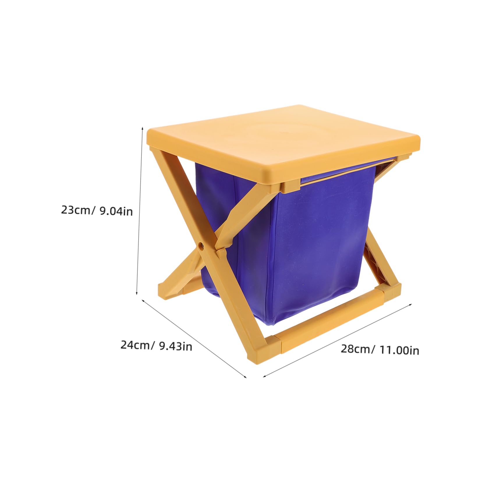 Yardwe Orinal de Viaje Portátil Plegable para Inodoro de Camping y Asiento de Inodoro con Higiénica para Senderismo