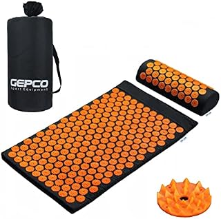 GEPCO Advanced Technology Acupressure Mat with Cushion Massage Nail Mat Acupuncture 72 * 42cm