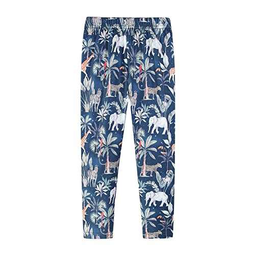 Image of Mud Kingdom Little Big Girls Leggings Cute Printing Polyester Stretchy Fashion Spring Summer