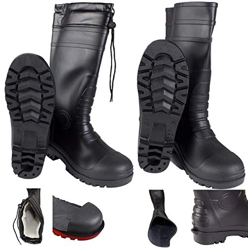 Top Multi Gummistiefel ungefüttert | mit Stahlsohle und Stahlkappe (ungefüttert, 46 EU) Cover