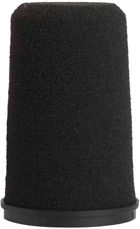 RK345 Black Foam Replacement Windscreen for SM7A and SM7B Microphones - Reduces Unwanted Breath and Wind Noise, Combatting Plosives and Clicks