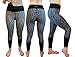 Produktbild ZAH Sports Sport Hosen, Kompression Hosen für Yoga, Fitness, Gym, Laufen, Gymnastik, Pilates, mit Handytasche, Hohe Taille, Blickdicht (L(42-44), Grau)