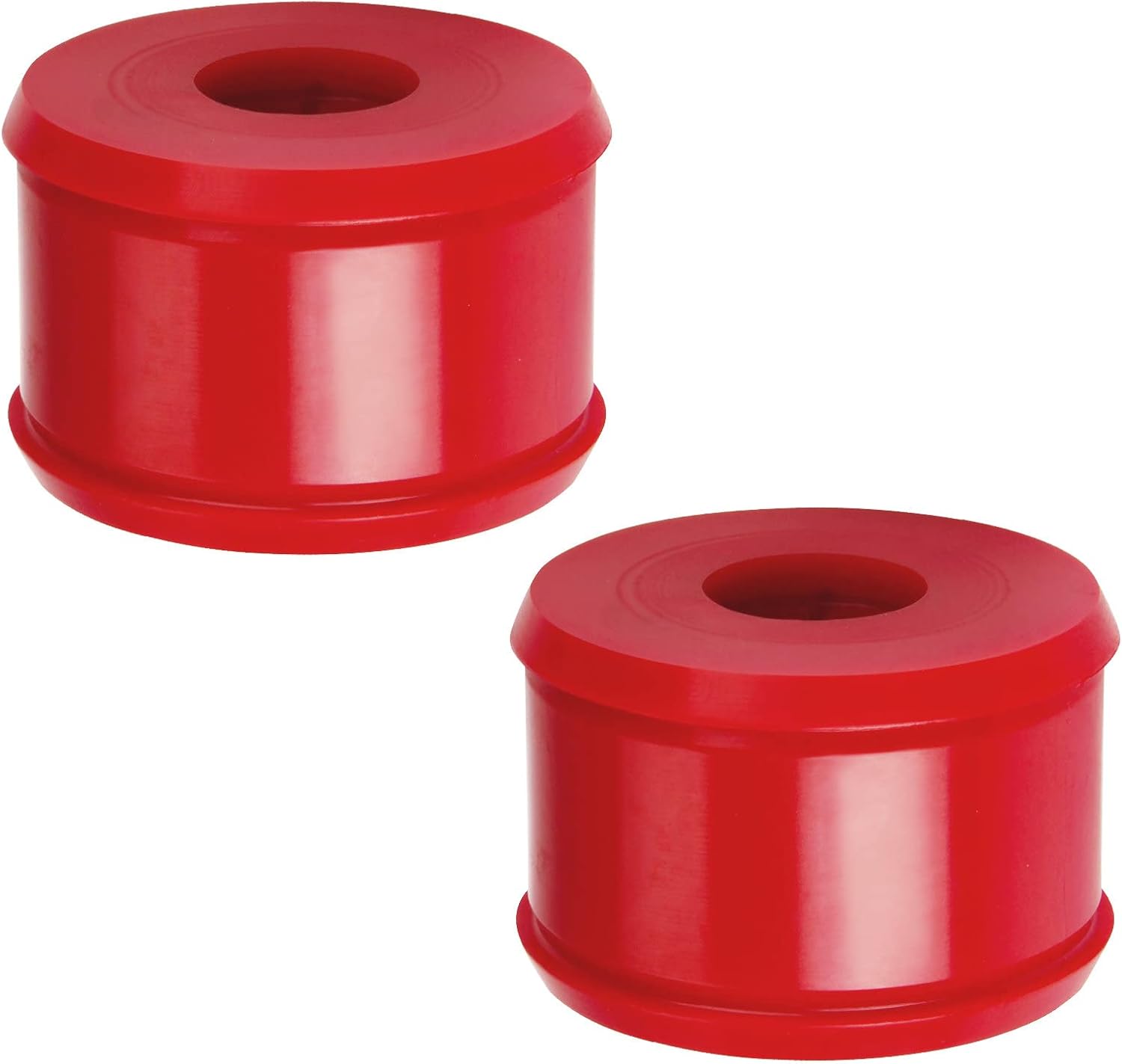 Rear Trailing Arm Bushing Set 16.7107R Compatible with Honda Civic 1988-2000 & Acura Integra 1994-2001, Red Polyurethane Rear Suspension Control Arm Bushings, 2 Pack