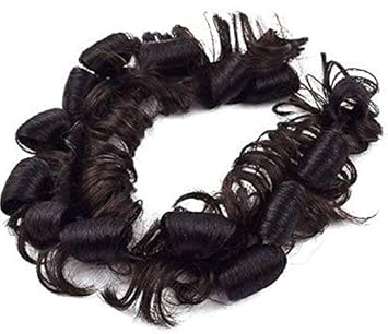 Osking Funky Messy Bun Frill Accessories For Women And Girls Hair Extension Flexi Elastic Long 36inch Hair Frill Multi-Purpose Bride Casual Hair Volume Make Use Extensions (Dark Brown).