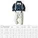 IMEKIS Toddler Baby Boys Christmas Outfit Autumn Long Sleeve Bowtie Dress Shirt Suspenders Long Pants Jeans Clothes Sets Formal Gentleman Suits New Year Xmas Holiday Wedding Tuxedo Blue Stars 3-4T