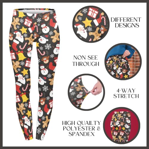 Kukubird Natale Inverno Fiocco di Neve Santa Renna...