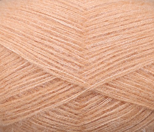 Image of M.G Feather Soft Skin 200 gm Hand Knitting Wool /Art Craft Soft Fingering Crochet Hook Yarn, Needle Acrylic Knitting Yarn Thread Dyed A