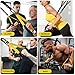 Home Resistance Training Kit | Full-Body Workout with Suspension Trainer Straps, Door Anchor, Handles, and Carrying Bag | Complete Home Gym Equipment (Yellow)