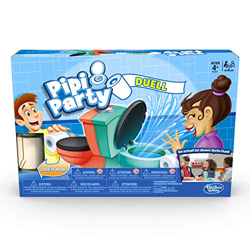 Hasbro Spiele E3257100 PIPI Party Duell, Kinderspiel, Multicolor