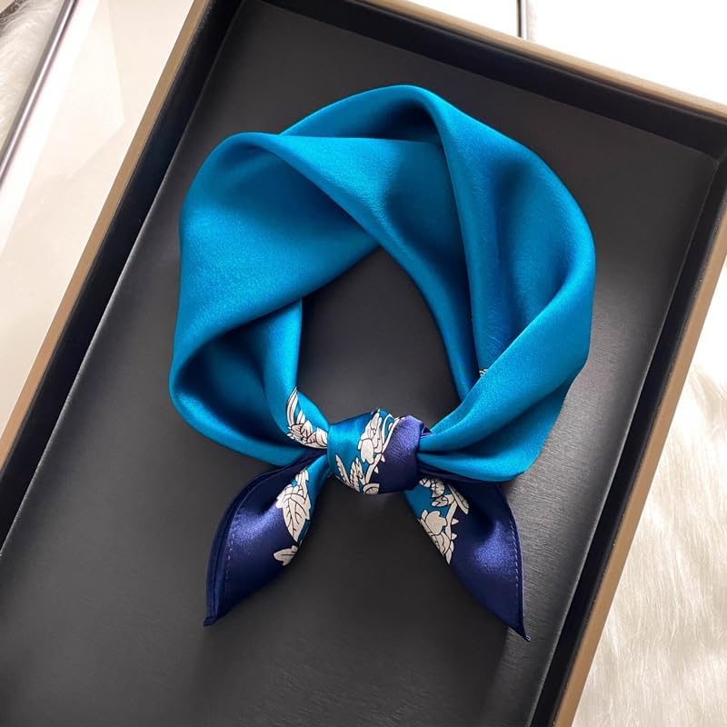 Fashion Silk Scarf Small Square Versatile Satin Shawl Wraps To Match Suit Headscarf Hair