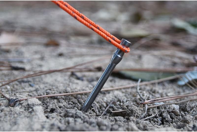 Śledzie do namiotu - Tytanowe kołki Heavy Duty Outdoor Camping Akcesoria do namiotów Szpilki do namiotu Gwoździe Outdoor Travel Akcesoria do namiotów Przenośne śledzie do namiotu (kolor: 8 szt.) (8 sz