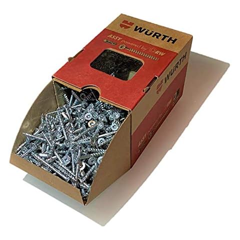 Würth ASSY 4 CSMP Spanplattenschraube 4x50mm, 500St/Pack Stahl verzinkt Cover