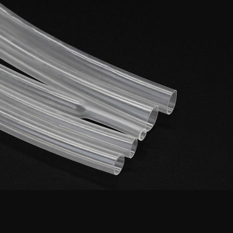 Tubo termorretráctil, Tubo termorretráctil de 1 Metro de diámetro Transparente de 1mm a 50 Mm, Funda de Cable térmica de poliolefina 2:1 aislada, Tubo termorretráctil de Alambre(50mm)