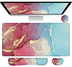 4Pcs-Blue & Red Marble