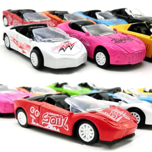 Set de 8 autos de juguete metálicos a escala 1:64 miniatura 4
