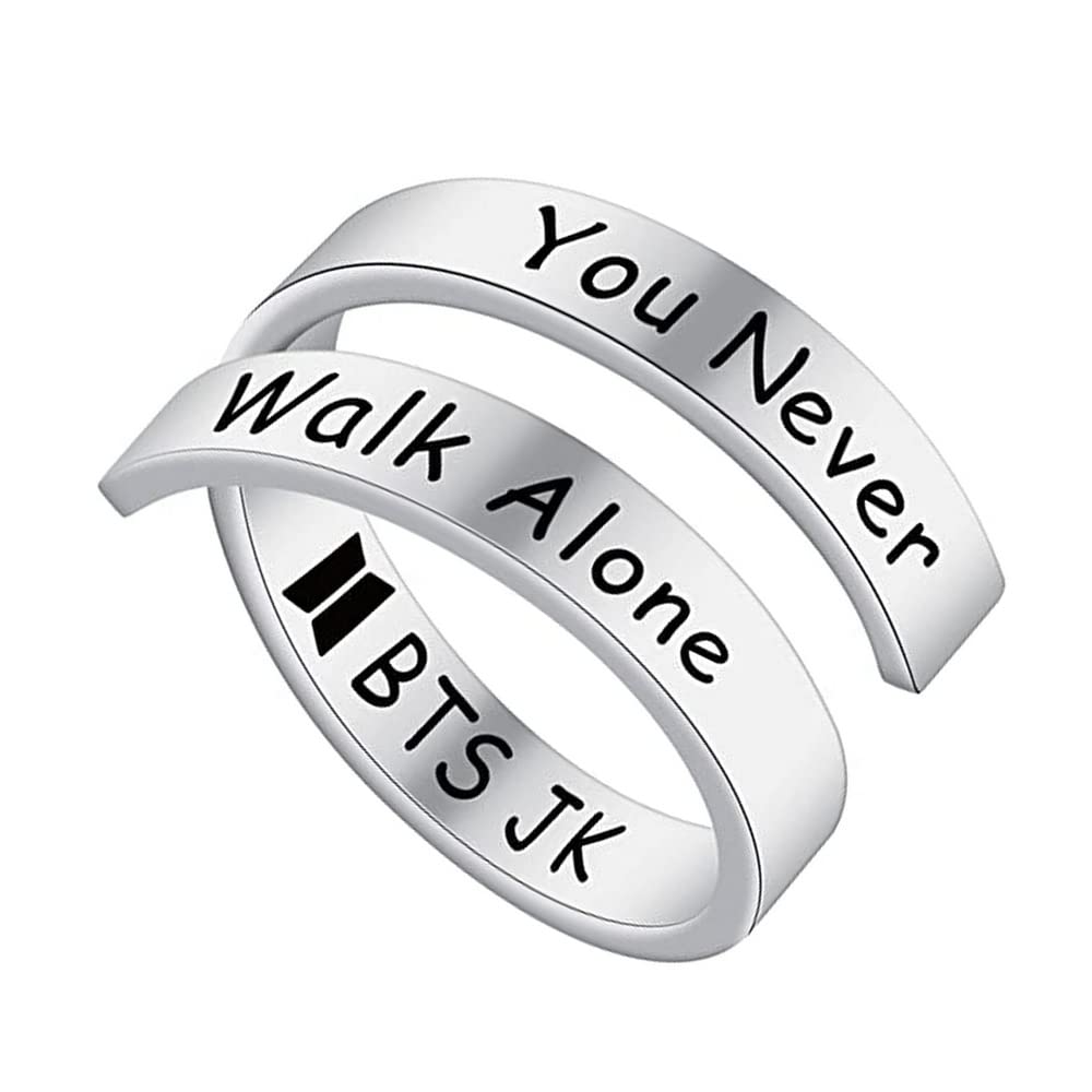 See full amazon price history chart for University Trendz Bangtan BTS Kpop Ring - BTS Jung Kook You Never Walk Alone Ring for Boys & Girls University Trendz Bangtan BTS Kpop Ring - BTS Jung Kook You Never Walk Alone Ring for Boys & Girls (B0BTDK5ZXQ) Amazon Price History, Amazon Price Tracker