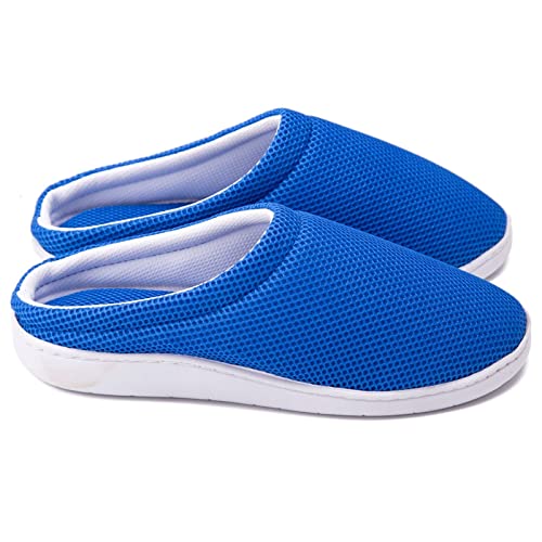 Pantoufles en tissu gel et mousse mémoire soulageant les pieds fatigués