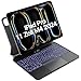 Produktbild Inateck Magic Keyboard für iPad Pro 11 2024 M4 Hülle mit Tastatur, 30 Min Schnelles Laden,LED Smart Power-Anzeige,Click-Anywhere-Trackpad, 7 Farben 3 Stufen Hinterleuchtet, QWERTZ, KB09121