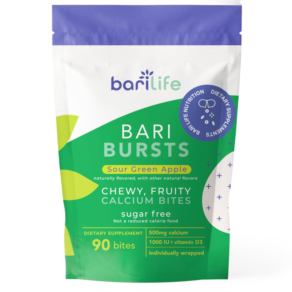 Calcium Citrate Bariatric Calcium Chews with 1000 IU Vitamin D3 - Ideal for Bariatric Patients - BariBurst by Bari Life (Watermelon) — Amazon image 10