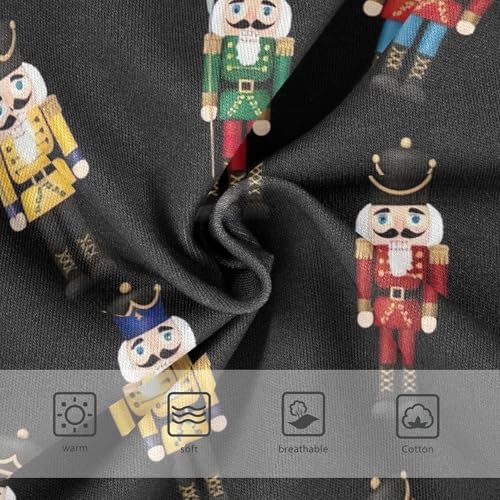 Colorful Nutcracker Soldiers Black Girl Panties Cute Toddlers Underwear Floral Cotton Fancy Briefs Girls Undies 2t3