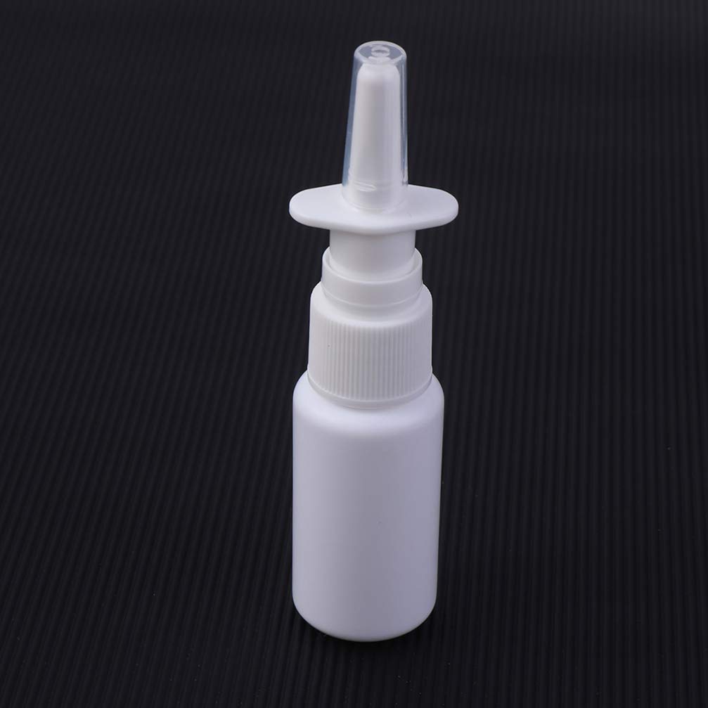 EXCEART Spray Bottles 50ml in Pe Bianco, Flaconi Spray da Viaggio | 200 Pezzi, Nebulizzatore Spray Nasale Cover Protettiva Trasparente, Back To School Party