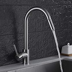 Fregadero Cobre Leroy Merlin YHSGY Grifos de cocina El Cobre Tirando Del Grifo Del Fregadero Del Fregadero Del Fregadero Del Fregadero De La Cocina Cepillada De La Grifería