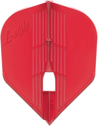 Miniatura 3 de Vuelos de dardos estilo L L3 PRO forma estándar pequeña - para punta suave y dardos de punta de acero - Utilizado por principiantes y campeones del