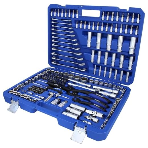 BRILLIANT TOOLS BT023216 Steckschlüssel-Satz, 216-tlg, 1/4", 3/8", 1/2" [Powered by KS TOOLS]