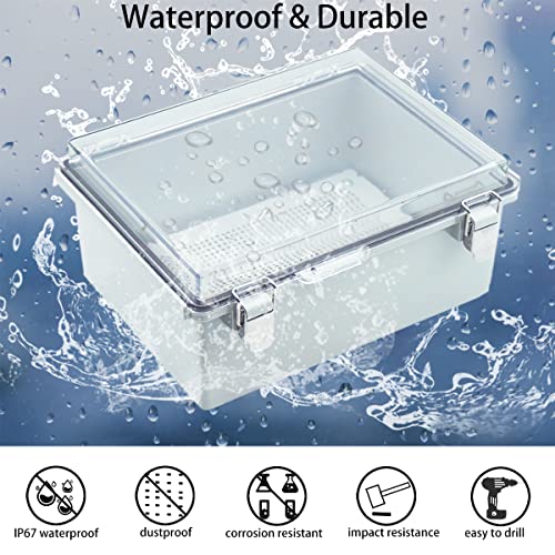 Boîte de jonction transparente pour protéger l'éclairage de votre jardin ou terrasse - 2