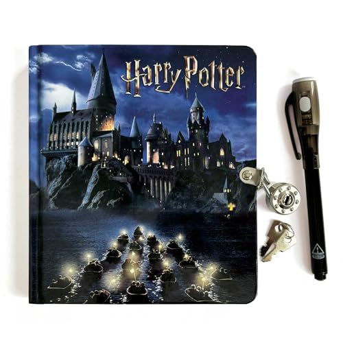 Playhouse Harry Potter Hogwarts Lock & Key Lined Page Diary with...